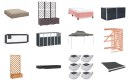 Lot de 588 unités de Mobilier de Maison et Jardin et meubles - Non testés