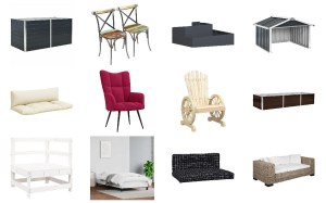 Lot de 616 unités de Mobilier de Maison et Jardin - Non testé