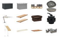Lot de 619 unités de Bricolage, Mobilier de Maison & Jardin - Non testé