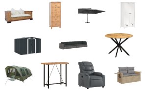 Lot de 776 unités de Mobilier, Maison & Jardin - Non testé