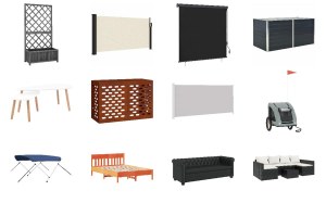 Lot de 698 unités de Mobilier, Maison & Jardin