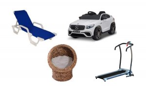 Lot de produits jardin, piscine, sport, animalerie - non testés - 60 unités