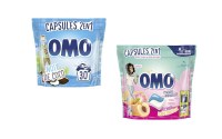 Lot de lessive Omo 2 en 1 format capsules - neufs avec emballage - 924 unités