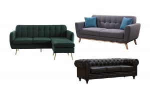 Lot de canapés - retour client fonctionnel - 11 unités