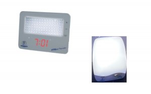 Lot de réveils Vitality et lampes de lecture pour voyage - neufs - 182 unités