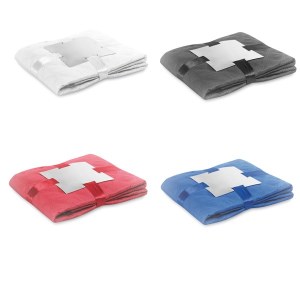 Couverture "Konjor" en Microfibre - Objet publicitaire AVEC ou SANS logo - Cadeau clien...
