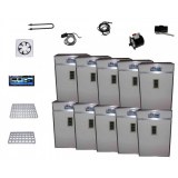 Lot 10 couveuses automatique 1232 oeufs de poule