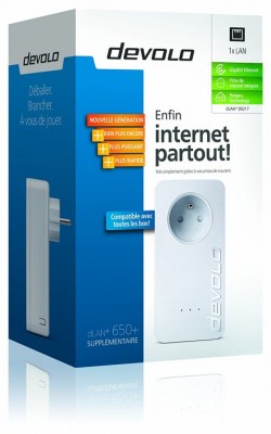 Prise CPL Devolo dLAN 650+