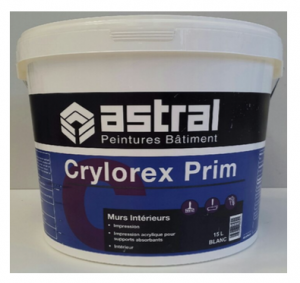 Lot de peinture professionnelle ASTRAL blanc mat pot de 15 litres