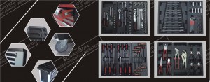 Servante d'atelier en GROS KRAFTMULLER - Outils 245 pcs tools - 6 Tiroirs