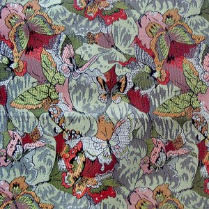 Tissu de brocart au broderie fine - Vente tissus en gros ou moyen quantité (G111)