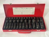 KRAFTMULLER DOUILLE À CHOCS CRV-1/2"-35PCS / KRAFTMULLER BLACK IMPACT SOCKET CRV...