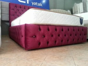 2 personnes 160x200 lit coffre complet avec matelas- lit tete