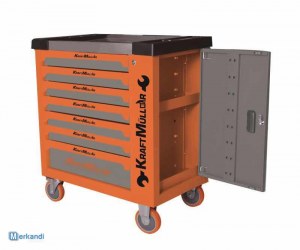 KRAFTMULLER SERVANTE D ATELIER 7 TIROIRS DONT 6 PLEIN 535PIECES