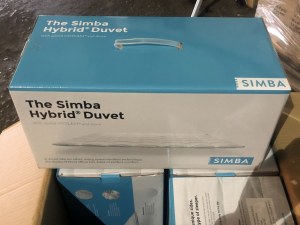 Lot de 20 Couettes Simba Hybrid Single Down avec OUTLAST 155220cm