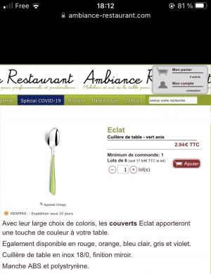 1 000 ménagères inox