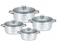 Batterie de cuisine 8 pcs inox