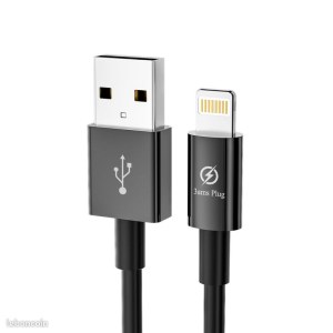 Lot câbles usbc _ Lightning et usba - charge et synchronisation-
