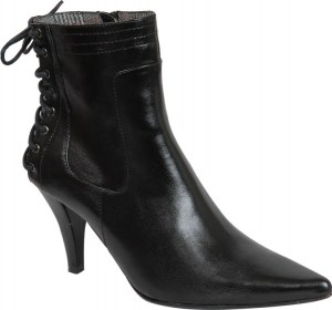 Bottine talon moyen noir