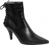 Bottine talon moyen noir