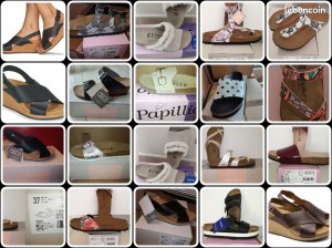Destockage Lot Birkenstock Série Papillio 50