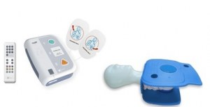 Pack Pro défibrillateur de formation + mannequin