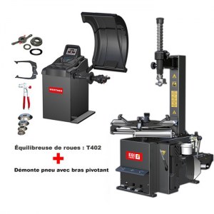 Kit spécial garage automobile, machine à pneus et équilibreuse de roues WERTHER