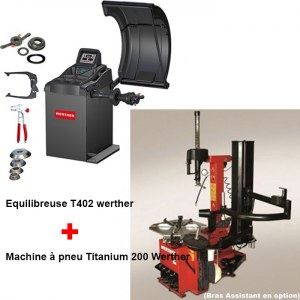 Kit spécial garage machine à pneu équilibreuse de roue WERTHER