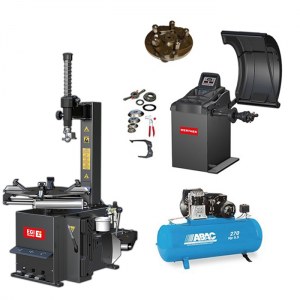 Kit spécial garage automobile, machine à pneus, équilibreuse et compresseur