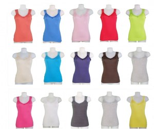 Débardeur Top Femme à bretelle dentelle