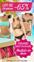 Déstockage Maillots de Bain Mode