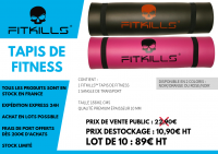 TAPIS DE FITNESS PREMIUM FITKILLS™