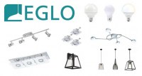 Lot de luminaires de la marque Eglo (Spot, Plafonnier, Applique...)