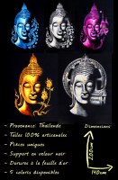 Toiles effigie Buddha H200cm x L140cm - LIQUIDATION LOT IMPORT À SAISIR