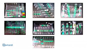 NOUVEAUTE Servante D'outils pour ateliers 9/7 593 PCS NOIR KRAFTMULLER