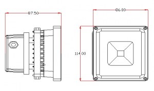 Spot LED 10w pour les extérieurs