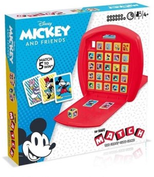 DISNEY MICKEY AND FRIENDS MATCH CRAZY CUBE GAME 26,5X26,5CM