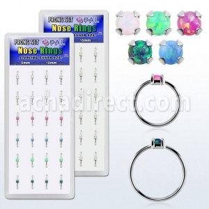 Piercing Argent 925 Anneau Segment En Gros