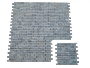 Dolomite Gris Argento Mosaïque 2,3x4,8 cm
