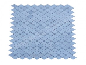 Dolomite Blanc Arabesque & Motif Mosaïque 30,5x26 cm