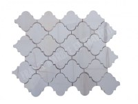 Dolomite Blanc Arabesque & Motif Mosaïque 31x26 cm