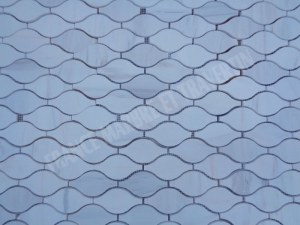 Dolomite Blanc Arabesque & Motif Mosaïque 30,5x26 cm