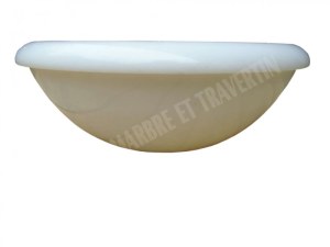 Dolomite Blanc Vasque Modèle Encastrer