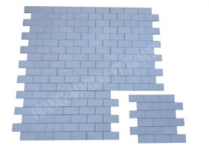 Dolomite Blanc Mosaïque 4,8x10 cm