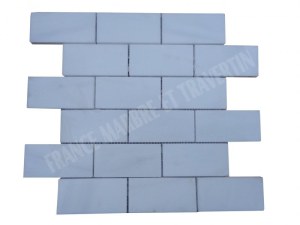 Dolomite Blanc Mosaïque 4,8x10 cm