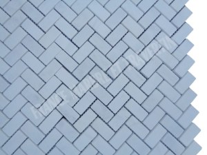 Dolomite Blanc Mosaïque Parquet 2,3x4,8 cm