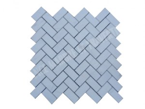 Dolomite Blanc Mosaïque Parquet 2,3x4,8 cm