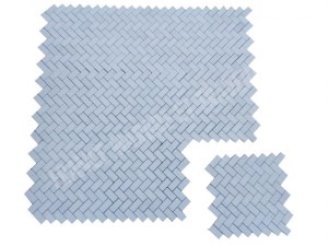 Dolomite Blanc Mosaïque Parquet 2,3x4,8 cm