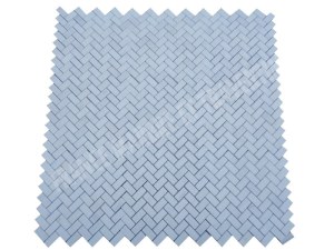 Dolomite Blanc Mosaïque Parquet 2,3x4,8 cm