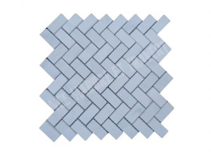 Dolomite Blanc Mosaïque Parquet 2,3x4,8 cm